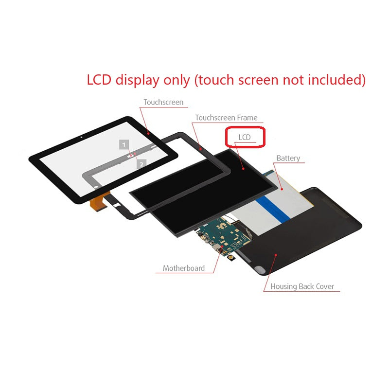10,1 Zoll LCD Display Bildschirm Ersatzteil Für CRELANDER W30 Tablet
