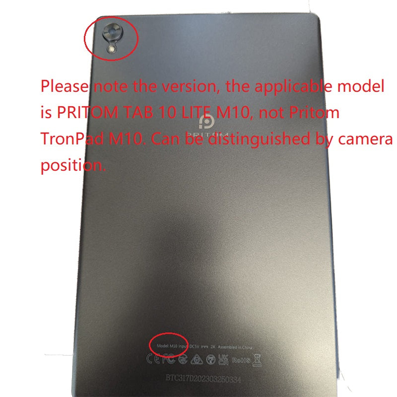 Für PRITOM TAB 10 LITE M10 Tablet Touch Screen Digitizer Glas 10,1"
