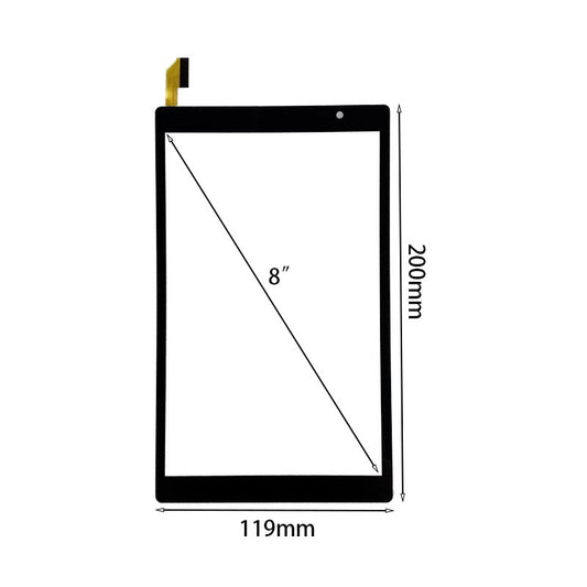 Für Pritom TronPad L8 Tablet Touch Screen Digitizer Glas Ersatz 8"