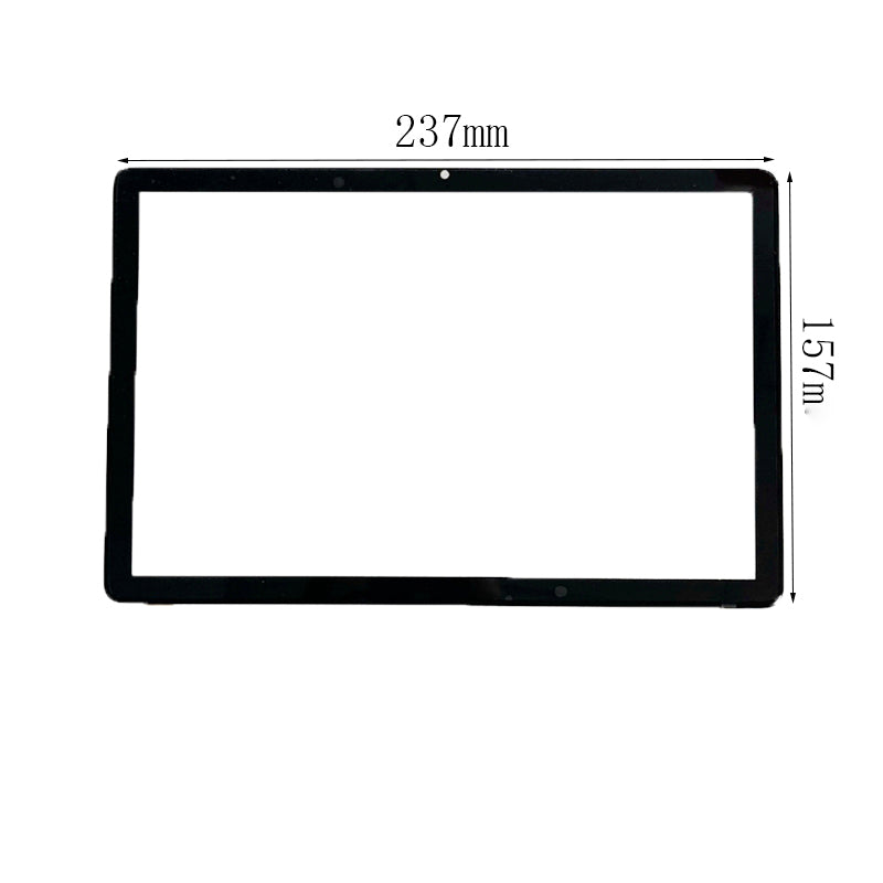 Front view of 10.1 inch replacement touch screen digitizer glass for BESTTAB T20 tablet