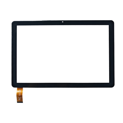Front view of 10.1 inch replacement touch screen digitizer glass for HZYCTP-103618