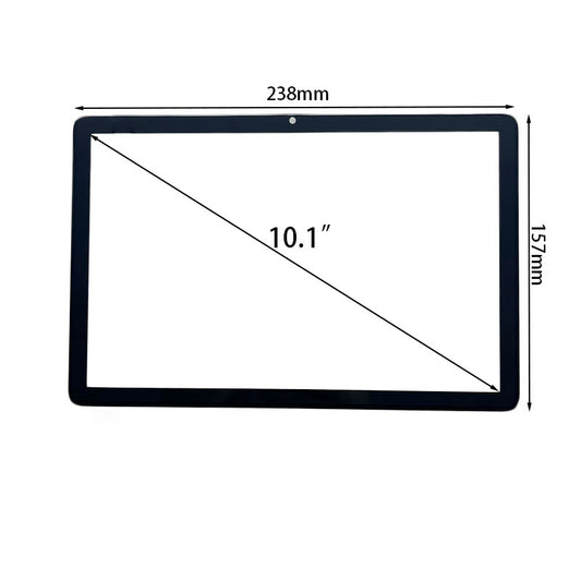 Front view of 10.1" touch screen digitizer for N-one NPad Air TAB001