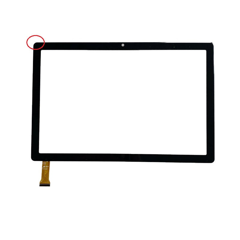 Front view of 10.1 inch replacement touch screen digitizer glass for SX-CTP-101840 tablet