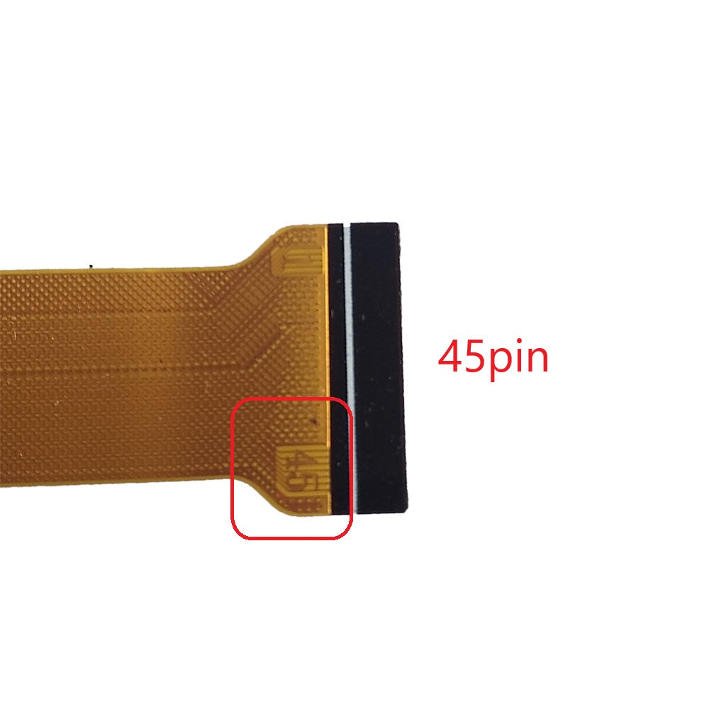 For Vasoun Tab 10 Lite M10 flex ribbon cable number and connector close up detail 45pin