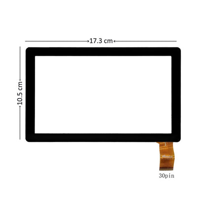 Alldaymall A88S A88X K88X tablet touch screen digitizer panel glass front view