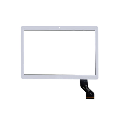 Front view of 10.1 inch replacement touch screen digitizer glass for Angs-ctp-101306 tablet.